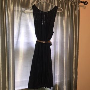 Abercrombie & Fitch Navy blue lace dress size medium